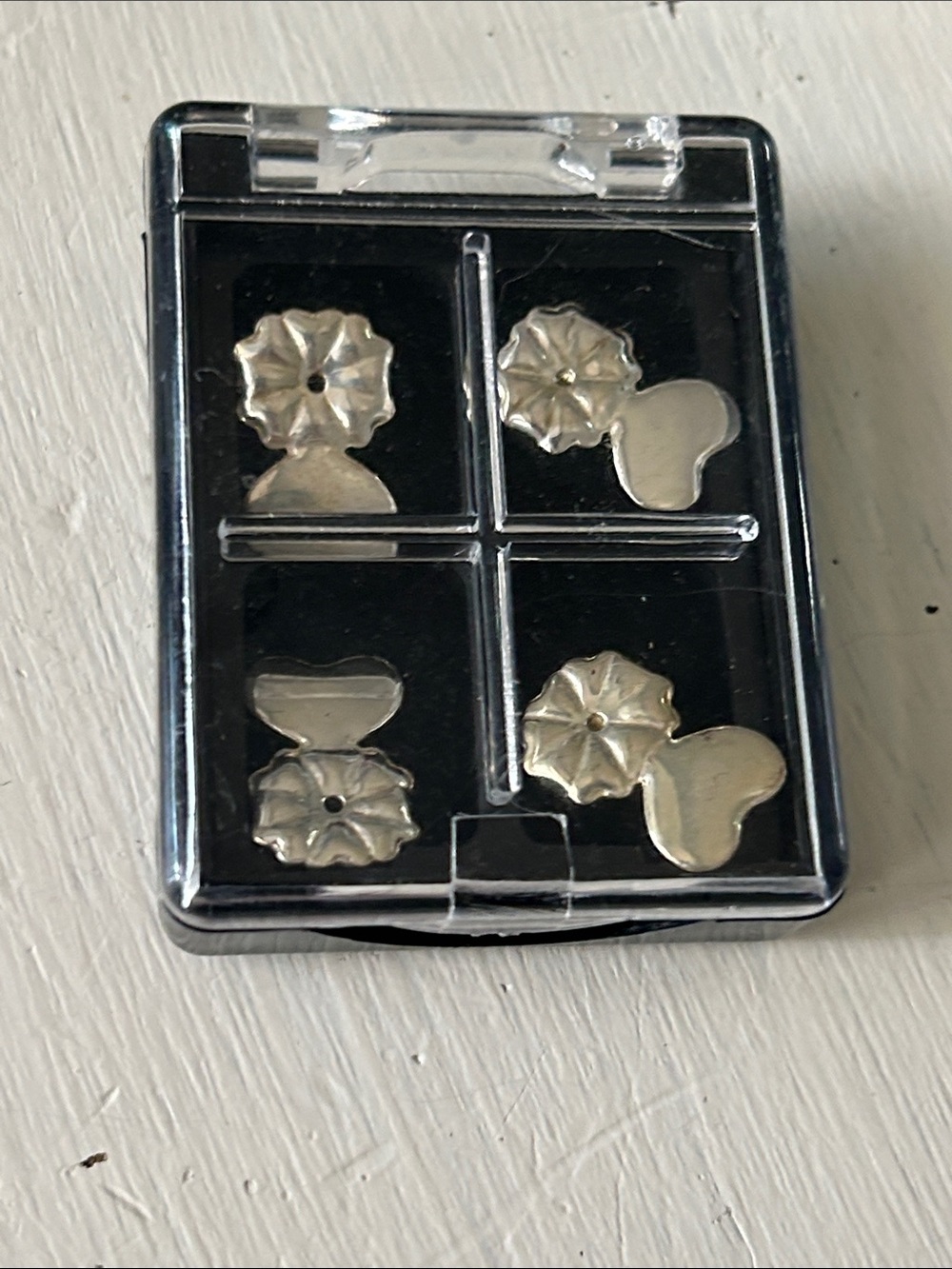 Magic Bax earring lifters in silver tone-2 pair